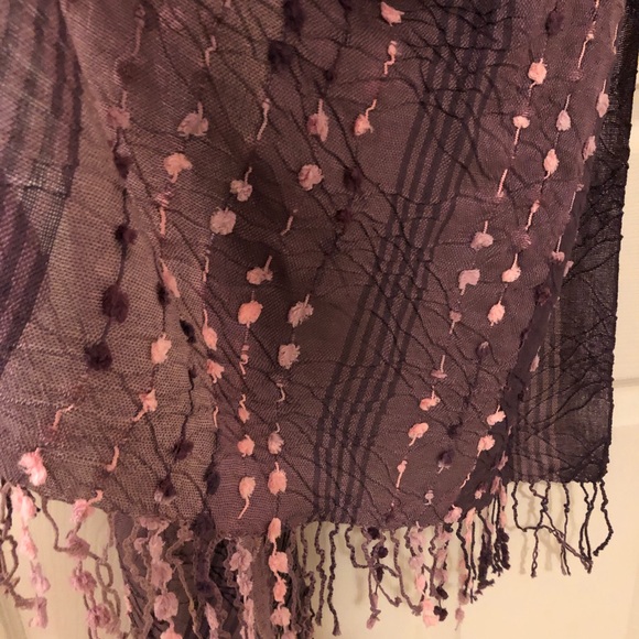 Bohemian Wrap/Scarf (Pom-Pom trims & tassels) - Picture 4 of 12